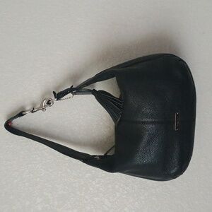 Coach Avery Hobo Bag Black Leather